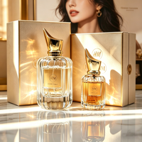 Vente en gros de flacons de parfum en verre de forme spéciale HANMING HH-250, 30 ml/100 ml, impression sérigraphique, bouchon pulvérisateur, diffuseur personnalisable