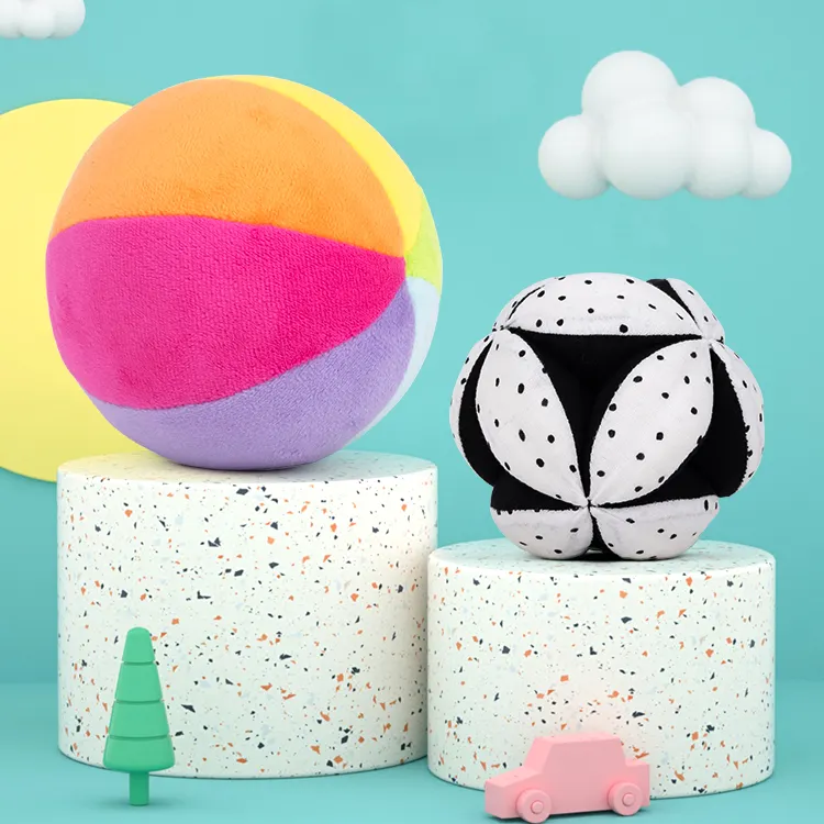 Factory Hot Selling Super soft cashmere Talking Organic cotton Singing Montessori Toys Plush Toy Singing Dancing Discovery Ball