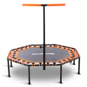 Piernas dobladas Fitness ejercicio Rebounder Mini trampolín 48 pulgadas equipo de interior trampolín de gimnasia al aire libre para niños y adultos - Product Image 2