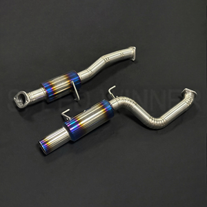 צינורות פליטה בעלי ביצועים גבוהים מערכת פליטה טיטניום CatBack להונדה S2000 AP1 AP2 משתיק קול פליטה יחיד יציאה - Product Image 1