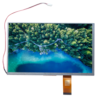 Écran tactile LCD 9 pouces écran tactile tft ips écran de voiture 1024*600 600cd/m2 écran d'affichage de voiture pour siège arrière