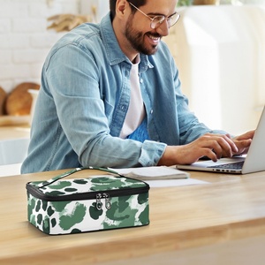 OEM Acceptable Portable Student <b>Lunch</b> Cooler <b>Bag</b> Insulated Recycled Polyester for Travel Picnics Men and Women - Product Image 5