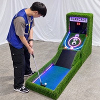 Machine de jeu d'arcade à balles de golf LED avec affichage numérique du score pour événements de carnaval, location, divertissement intérieur et centres de divertissement familial (FEC)
