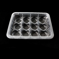 Barquette transparente jetable personnalisée à 30 cavités en PP, emballage alimentaire pour gâteaux de lune et muffins