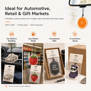 SHINY - Ambientador de Coche Personalizado con Diseño Divertido, Ecológico, de 400 g/m², con Aroma, en Forma de Tarjeta, Colorido, para Colgar - Product Image 3