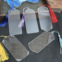 Vente en gros d'attaches en acrylique transparentes personnalisées, écologiques, durables, avec pompons, imprimables par sublimation, pour l'artisanat DIY
