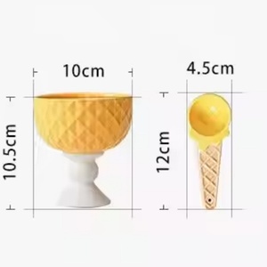 Tazón de Cerámica Creativo Personalizado de Fábrica para Helado, Pudín, Desayuno, Galletas y Postres - Product Image 3