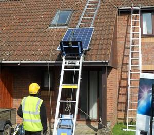 Lift tangga Alum multifungsi pengangkat keranjang perancah elektrik pengangkat kerekan untuk penanganan Material - Product Image 2