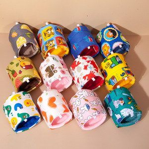 รังผ้าฝ้ายอบอุ่นในฤดูหนาวสำหรับแฮมสเตอร์นกนกแก้วหมีทองเม่นหมูชินชิลล่ากระต่าย-อุปกรณ์เครื่องแต่งกายสัตว์เลี้ยง - Product Image 4