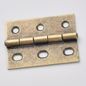 Charnière en bronze antique 50x38mm à 6 trous, montage en surface, en laiton, pour boîtes en bois, emballage cadeau, petits accessoires - Product Image 4