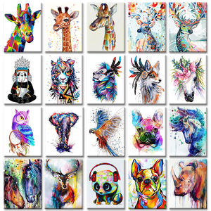 <span class=keywords><strong>Pintura</strong></span> de diamante 5d Diy, <span class=keywords><strong>mosaico</strong></span> de animales de colores, bordado completo de diamantes de imitación de cristal, envío directo - Product Image 5