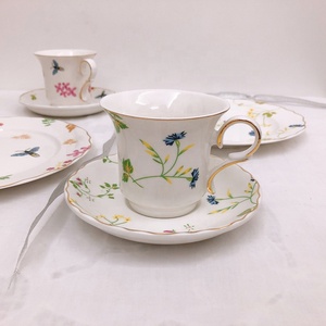 Japanese Style Ins Pastoral Phnom Penh Ceramic Coffee Cup and Saucer <b>Set</b> Afternoon <b>Tea</b> Coffee Cup Office Coffee <b>Set</b> - Product Image 4