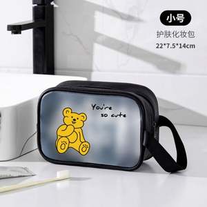 Sac fourre-tout unisexe grande capacité style dessin animé pour la plage, la natation, le yoga et le fitness, avec séparation sec/humide, en coton imperméable - Product Image 6