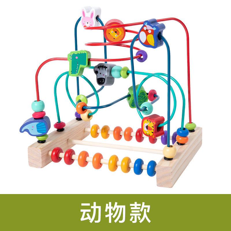 A three-line bead wound animal