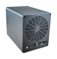 4-дисковый NAS-сервер на базе AMD R5 3550H с двумя портами 2.5G LAN, DDR4 SO-DIMM, M.2 PCIe, SATA, для хранения данных, Windows 10/11, Linux, домашнего медиацентра