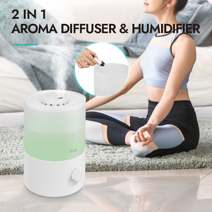 Hot Sale 3.3L Portable Electric Ultrasonic Aromatherapy <b>Diffuser</b> <b>Humidifier</b> USB Top Filled Night Light Discolors - Product Image 4