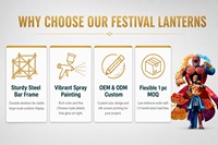 Lanterne LED de style chinois pour festivals, éclairage décoratif commercial, thème Roi Singe, affichage événementiel