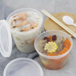 Contenants alimentaires 24oz 32oz à prix d'usine, compatibles micro-ondes, de haute qualité, pour soupes et préparation de repas - Product Image 5