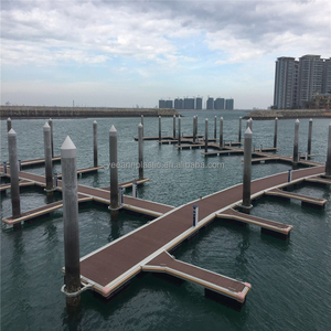 Muelles flotantes y estacionarios con marco de aluminio duradero para estanques y lagos Parte esencial del pistón incluida con cubierta FRP - Product Image 4