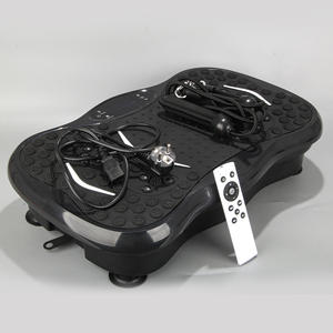 Plataforma Vibratoria 53x32x12cm Negra Plateada Portátil Vertical para Quemar Grasa, Dispositivo de Ejercicio Unisex 110-240V - Product Image 3