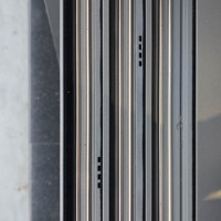Ventanas y puertas de aluminio de doble acristalamiento estándar para exteriores Deioux, puerta corrediza de aluminio y vidrio para patio.