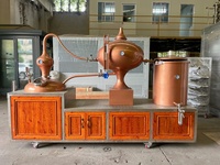 Boben factory 300l Charentais Alembic encore 1000 litres bouilloire cuivre whisky pot encore casque distillateur