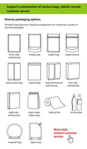 Werkseitig anpassbare PE-transparente flache Taschen tasche Feuchtigkeit-und staub dichte durchsichtige Plastiktüten - Product Image 4