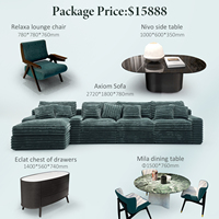 Meubles de luxe sur mesure pour toute la maison, salon moderne, appartement, villa, canapé, table basse, ensembles de chaises pour la maison, l'hôtel, projets complets
