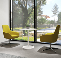 Chaise de bureau de direction moderne de luxe en tissu, certifiée BIFMA, avec siège en mousse moulée, réglable en hauteur, pour bureau à domicile