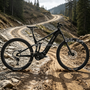 Bicicleta Eléctrica de <span class=keywords><strong>Montaña</strong></span> EM6 de 29 Pulgadas con Suspensión Completa, Motor Bafang M430 de 500W, Batería de Litio de 48V, Cuadro de Aluminio, E-MTB - Product Image 2