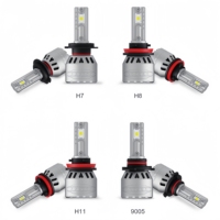 Prix usine Canbus Led Ampoule 12V H4 H7 H8 H9 H10 12000 Lumen 60W DC12V 9005 HB3 9006 HB4 Auto Led Phares Ampoules