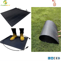 Panel Solar Flexible ETFE de 300W, 12V 24V, Módulo Fotovoltaico Monocristalino Semiflexible para RV, Barco, Yate, Camping, Uso Marino y al Aire Libre