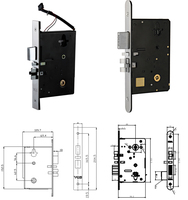 Cerradura Eléctrica para Puerta de Habitación de Hotel YGS Serrures Portes d Hotel Room OEM
