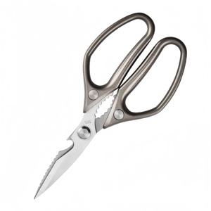 Ciseaux de cuisine multifonctionnels pour volailles, manche en alliage d'aluminium, lame en acier titane, résistants à la rouille, faciles à rincer - Product Image 3