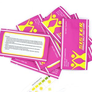 Carte et bandelettes d'autotest de la santé vaginale Hiherbs pour le test BV-PH, herbes naturelles, usage féminin jetable - Product Image 2