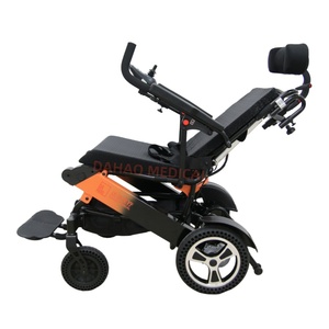 <span class=keywords><strong>Fauteuil</strong></span> roulant électrique multifonctionnel léger en aluminium pliable avec double batterie au lithium - Product Image 3