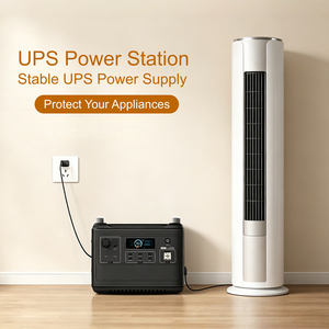 Station d'alimentation portable, batterie au lithium LiFePO4, 2000W, stations de charge pour générateur solaire domestique - Product Image 5