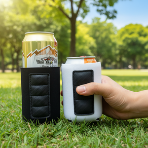 Manchon magnétique en néoprène pour canettes de bière, porte-canette personnalisé avec logo, koozy pour canettes, refroidisseur de canettes de bière en vrac, housse pour canettes fines de 12 oz - Product Image 1