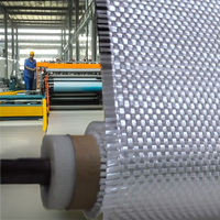 Tissu de renforcement en fibre de verre tissée en panier 400g 600g 800g pour la stratification de bateaux, de planches de surf et de PRV