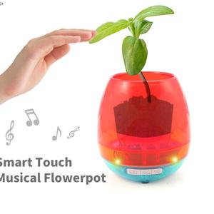 Pot <span class=keywords><strong>de</strong></span> fleur <span class=keywords><strong>de</strong></span> musique <span class=keywords><strong>de</strong></span> piano d'usine <span class=keywords><strong>de</strong></span> capteur intelligent <span class=keywords><strong>de</strong></span> contact <span class=keywords><strong>de</strong></span> technologie intelligente en plastique avec la lumière - Product Image 2