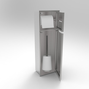 Nuovo prodotto in acciaio inox porta <span class=keywords><strong>scopino</strong></span> <span class=keywords><strong>con</strong></span> <span class=keywords><strong>carta</strong></span> <span class=keywords><strong>igienica</strong></span> porta fazzoletti per bagno - Product Image 3