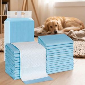 Coussinets d'apprentissage jetables pour animaux de compagnie, absorbants, avec logo personnalisé et bandes adhésives - Product Image 1