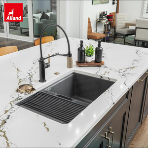 Muebles de Cocina Modernos Americanos de Lujo Alland, Gabinetes de Isla de Cocina Estilo Shaker, Muebles de Cocina con Cajones de Madera MDF - Product Image 4