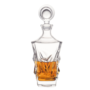 Vente en gros d'usine NOVARE Ensemble de carafes à <span class=keywords><strong>whisky</strong></span> en cristal sans plomb de 950 ml avec boîte personnalisée, usage domestique, style bohème - Product Image 6
