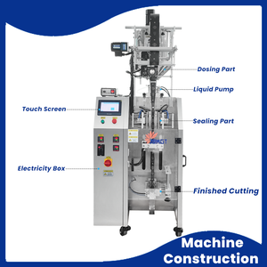 Tự động mật ong thanh máy đóng gói Tương Ớt mứt đậu phộng dán stickpack túi nhỏ chất lỏng gói điền máy đóng gói - Product Image 3