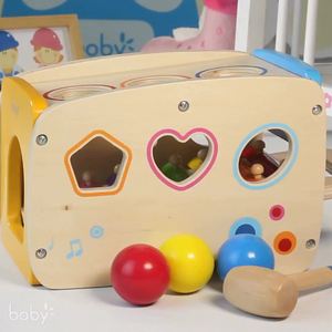 Martelage martelant jouets en bois jouet éducatif Xylophone forme trieur bébé enfant en bas âge enfants développement Montessori apprentissage jouet - Product Image 2