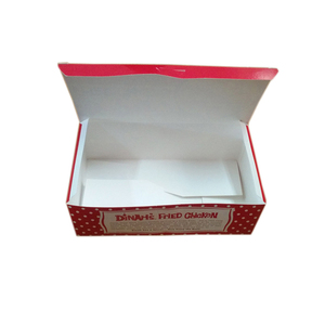 Boîte <span class=keywords><strong>en</strong></span> papier auto-élevable personnalisée <span class=keywords><strong>en</strong></span> papier ivoire 300 g/m² avec vernis, pelliculage mat et revêtement UV pour poulet frit <span class=keywords><strong>KFC</strong></span> - Product Image 3