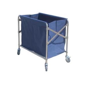 Hotel Collectie Linnen Kar Vierkant Recycling <span class=keywords><strong>Trolley</strong></span> Met Conische Roestvrij Staal Voor Wasruimte En Gastenservice - Product Image 5