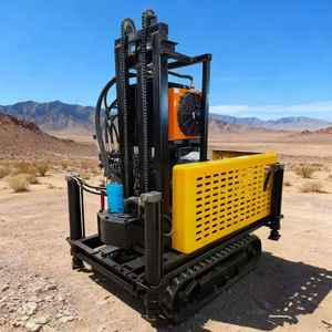 모터 200 미터 드릴링 깊이 암석 드릴링 머신과 크롤러 형 디젤 구동 유압 물 우물 드릴링 장비 - Product Image 2
