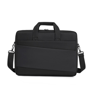 Sac pour ordinateur portable en polyester imperméable, sac de voyage d'affaires, sac bandoulière, sac à main, sac décontracté, nouveau sac pour ordinateur portable fin en nylon avec logo personnalisé - Product Image 3